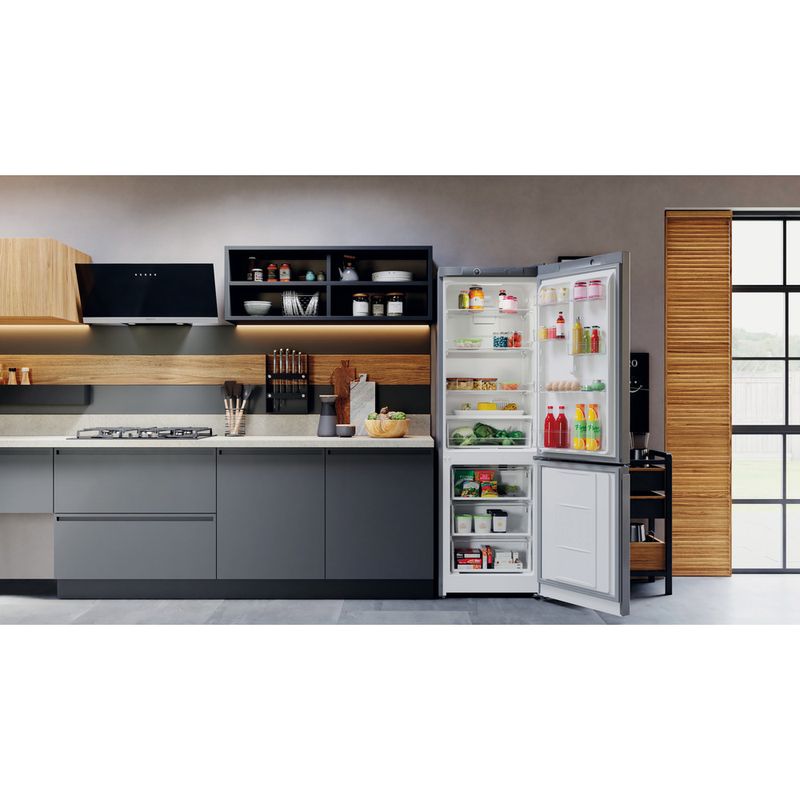 Hotpoint_Ariston-Комбинированные-холодильники-Отдельностоящий-HTD-4180-S-Серебристый-2-doors-Lifestyle-frontal-open