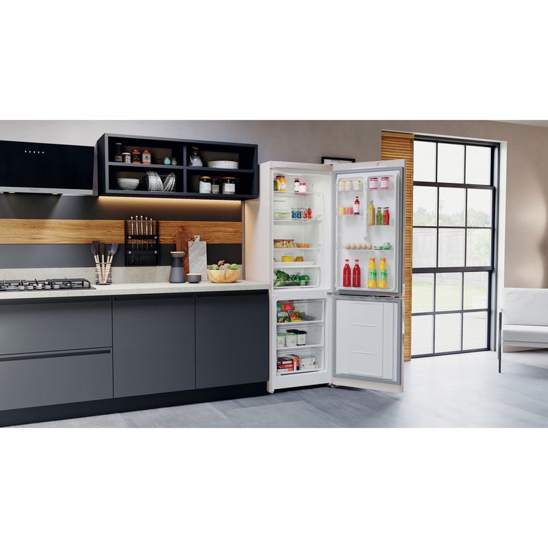 Hotpoint_Ariston-Комбинированные-холодильники-Отдельностоящий-HTR-5180-M-Мраморный-2-doors-Lifestyle-perspective-open