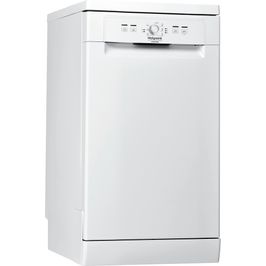 Посудомоечная машина Hotpoint HSCFE 1B0 C RU: узкая, белый цвет
