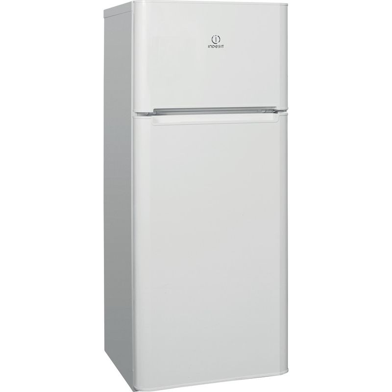 Indesit-Холодильник-с-морозильной-камерой-Отдельностоящий-TIA-14-Белый-2-doors-Perspective
