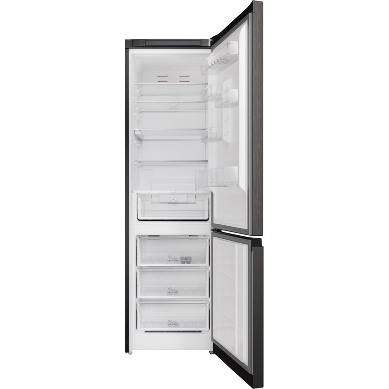 Hotpoint_Ariston-Комбинированные-холодильники-Отдельностоящий-HTR-7200-BX-Черная-сталь-2-doors-Frontal-open