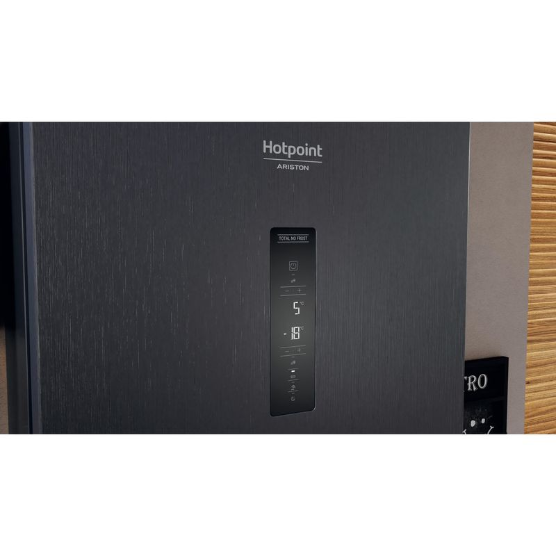 Hotpoint_Ariston-Комбинированные-холодильники-Отдельностоящий-HTR-7200-BX-Черная-сталь-2-doors-Lifestyle-control-panel
