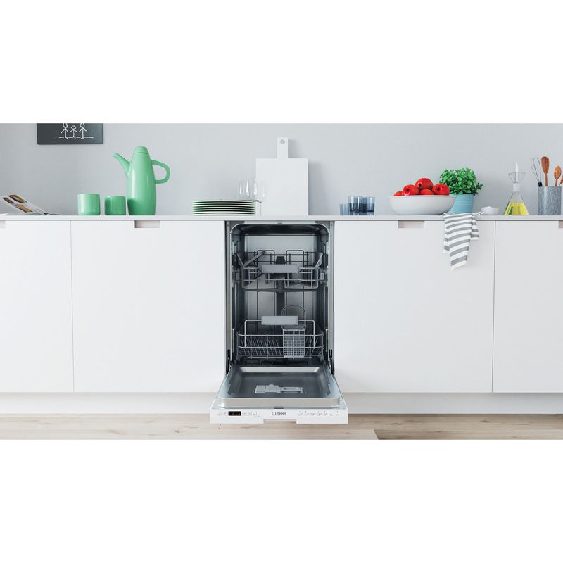 Indesit-Посудомоечная-машина-Встраиваемый-DSIC-3M19-Full-integrated-A-Lifestyle-frontal-open