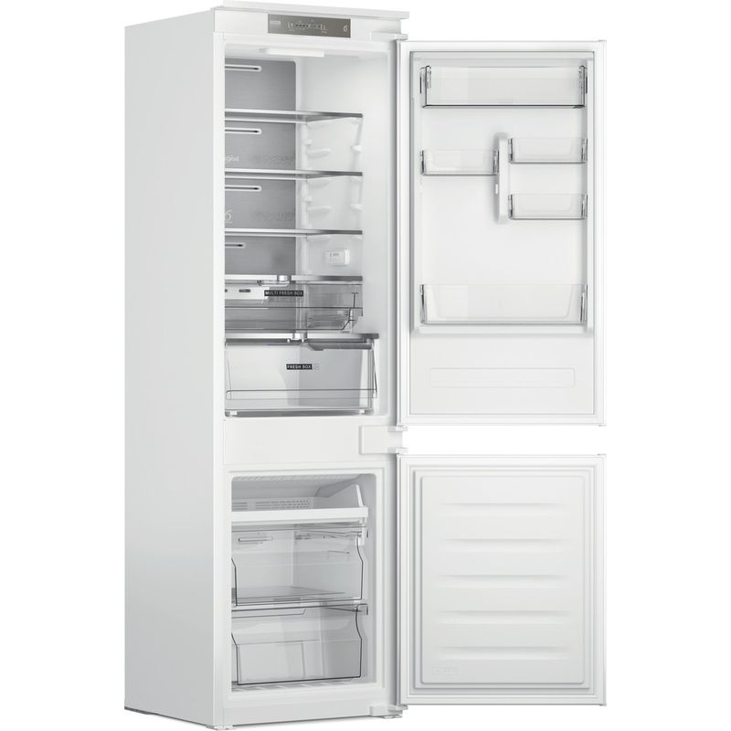 Whirlpool-Холодильник-с-морозильной-камерой-Встроенная-WHC18-T341-Белый-2-doors-Perspective-open