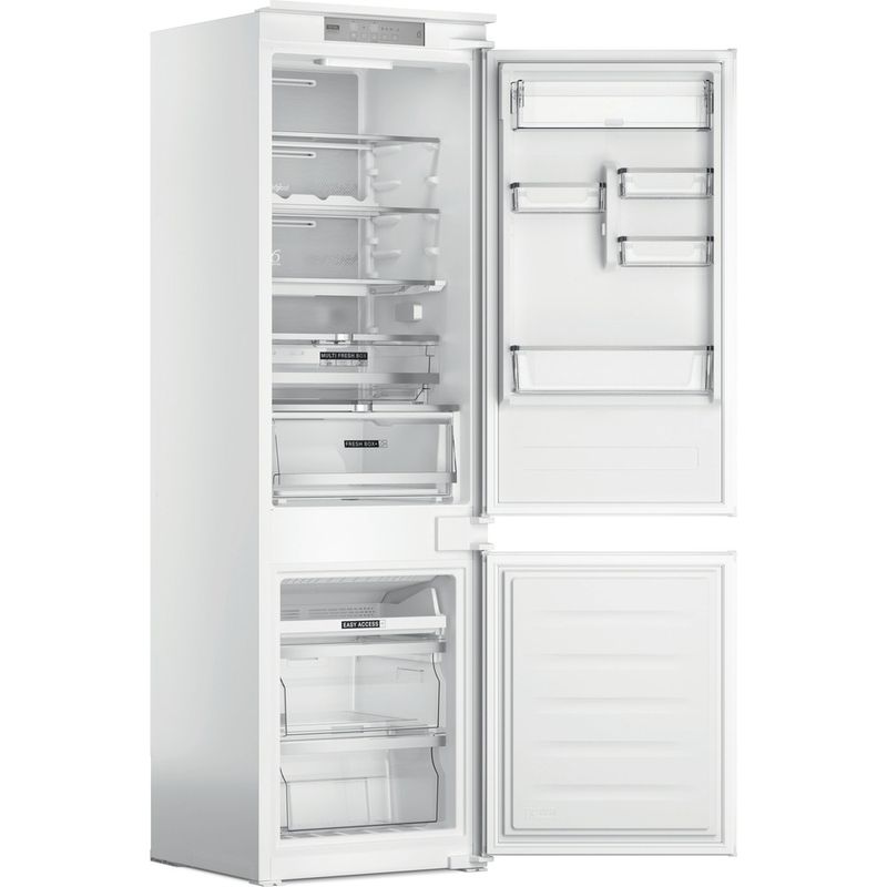 Whirlpool-Холодильник-с-морозильной-камерой-Встроенная-WHC18-T571-Белый-2-doors-Perspective-open