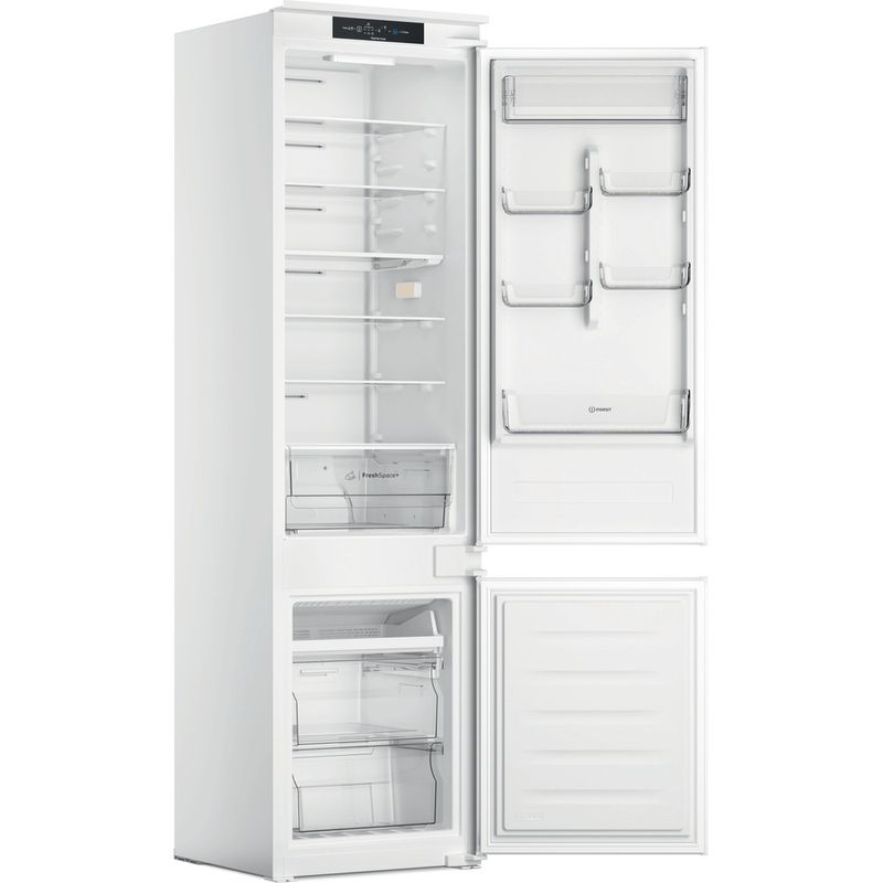 Indesit-Холодильник-с-морозильной-камерой-Встраиваемый-INC20-T321-EU-Белый-2-doors-Perspective-open