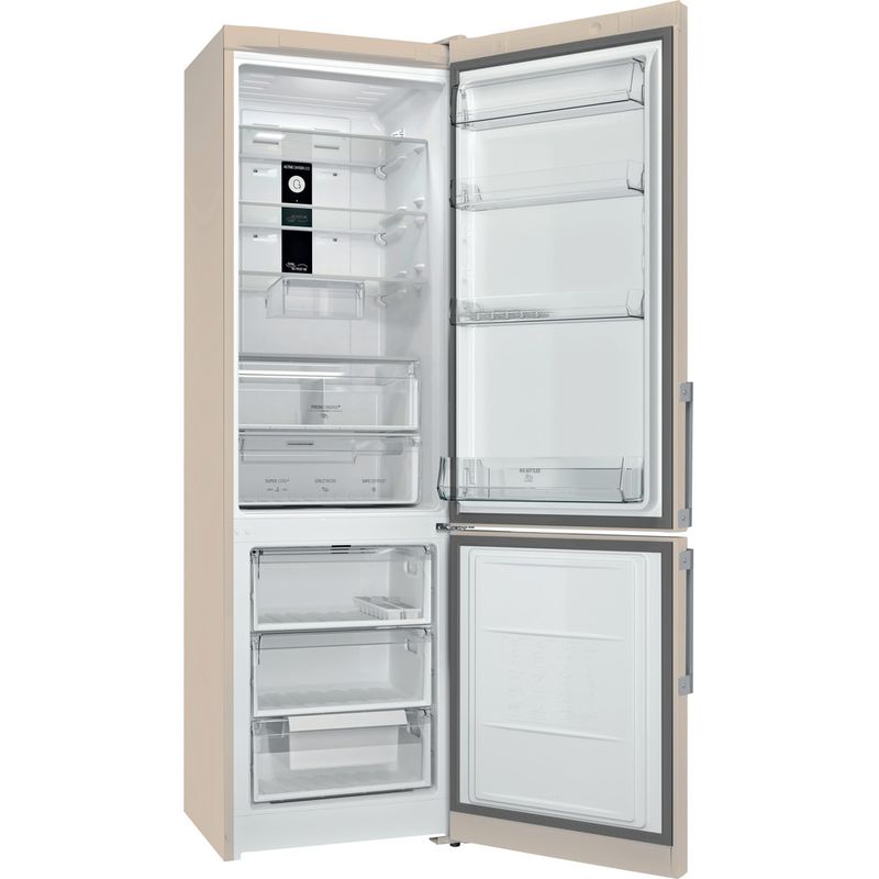 Hotpoint_Ariston-Комбинированные-холодильники-Отдельностоящий-HFP-8202-MOS-Мраморный-2-doors-Perspective-open