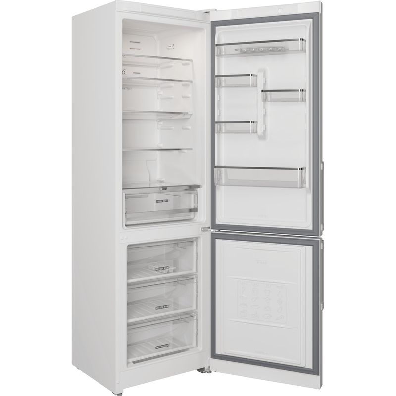 Whirlpool-Холодильник-с-морозильной-камерой-Отдельно-стоящий-WTS-7201-W-Белый-2-doors-Perspective-open