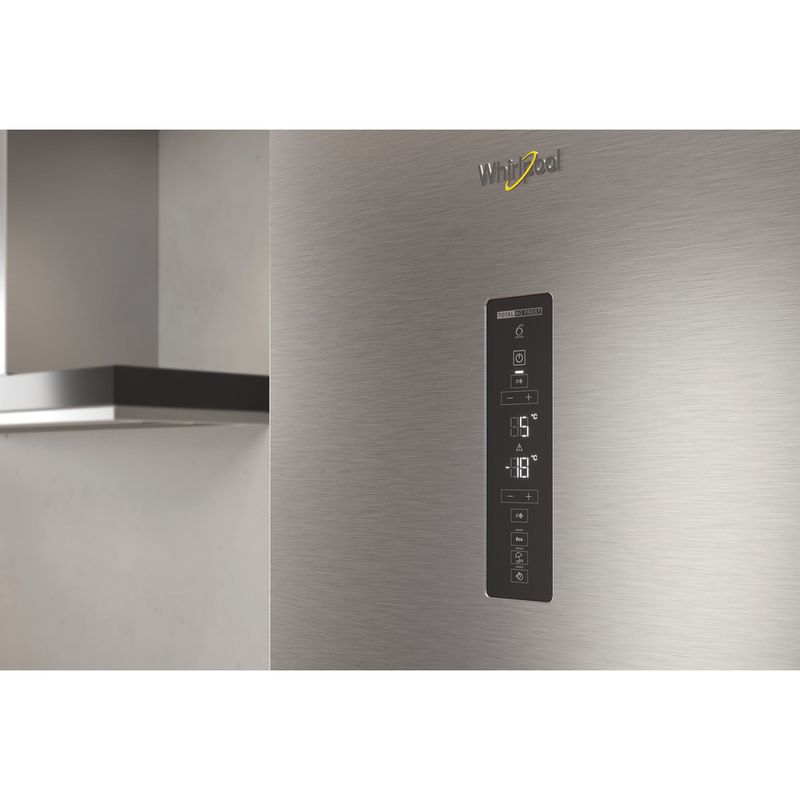 Whirlpool-Холодильник-с-морозильной-камерой-Отдельно-стоящий-WTS-8202I-MX-Зеркальный-Inox-2-doors-Lifestyle-control-panel